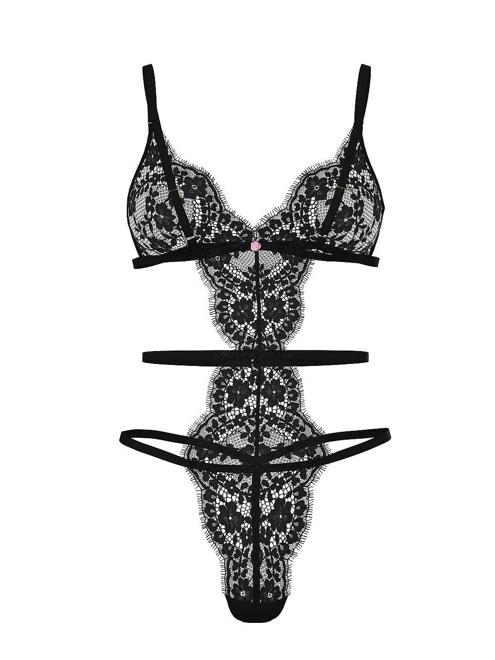 Dare To Dream Lace Strappy Triangle Teddy 14 Dare To Dream Lace Strappy Triangle Teddy - Image 12