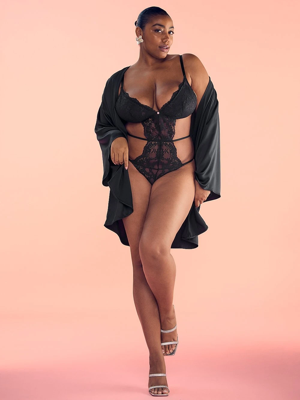 Dare To Dream Lace Strappy Triangle Teddy 15 Dare To Dream Lace Strappy Triangle Teddy - Image 13