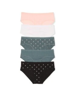 Victoria's Secret 5-Pack Stretch Cotton Hiphugger Panties
