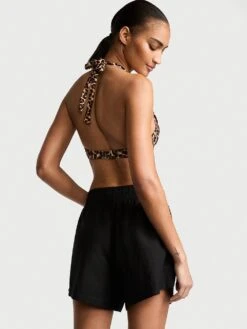 Beachwear Linen Cover-Up Shorts -Sexy Underwear Shop 1126313154A2 OM B