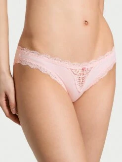 Lace-Trim Bikini Panty