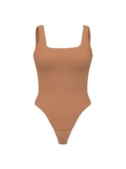 Bodywear By Victoria's Secret With FeatherSoft™ Innovation Square-Neck Tank Bodysuit -Sexy Underwear Shop 112637774YQY OF F