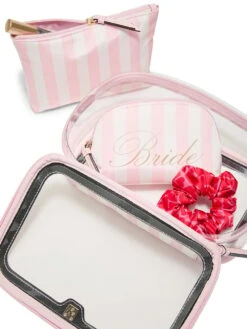 Victoria's Secret Bride 3-Piece Makeup Bag Set -Sexy Underwear Shop 112637797AE3 OF DET