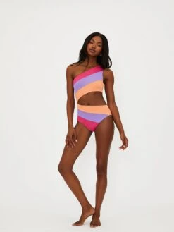 Joyce Metallic One-Piece Swimsuit -Sexy Underwear Shop 1126427872S3 OF F