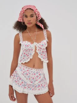 Ditsy Day Mini Skirt 9 Ditsy Day Mini Skirt -Sexy Underwear Shop 1126442372Q3 OF DET