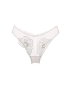 Peony Embroidery Brazilian Panty 9 Peony Embroidery Brazilian Panty -Sexy Underwear Shop 1126474775RG OF F