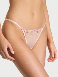 Bloom Embroidery V-String Panty