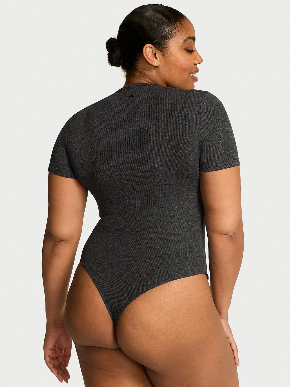 Victoria's Secret Ribbed Modal Short-Sleeve Bodysuit 4 Victoria's Secret Ribbed Modal Short-Sleeve Bodysuit - Image 2