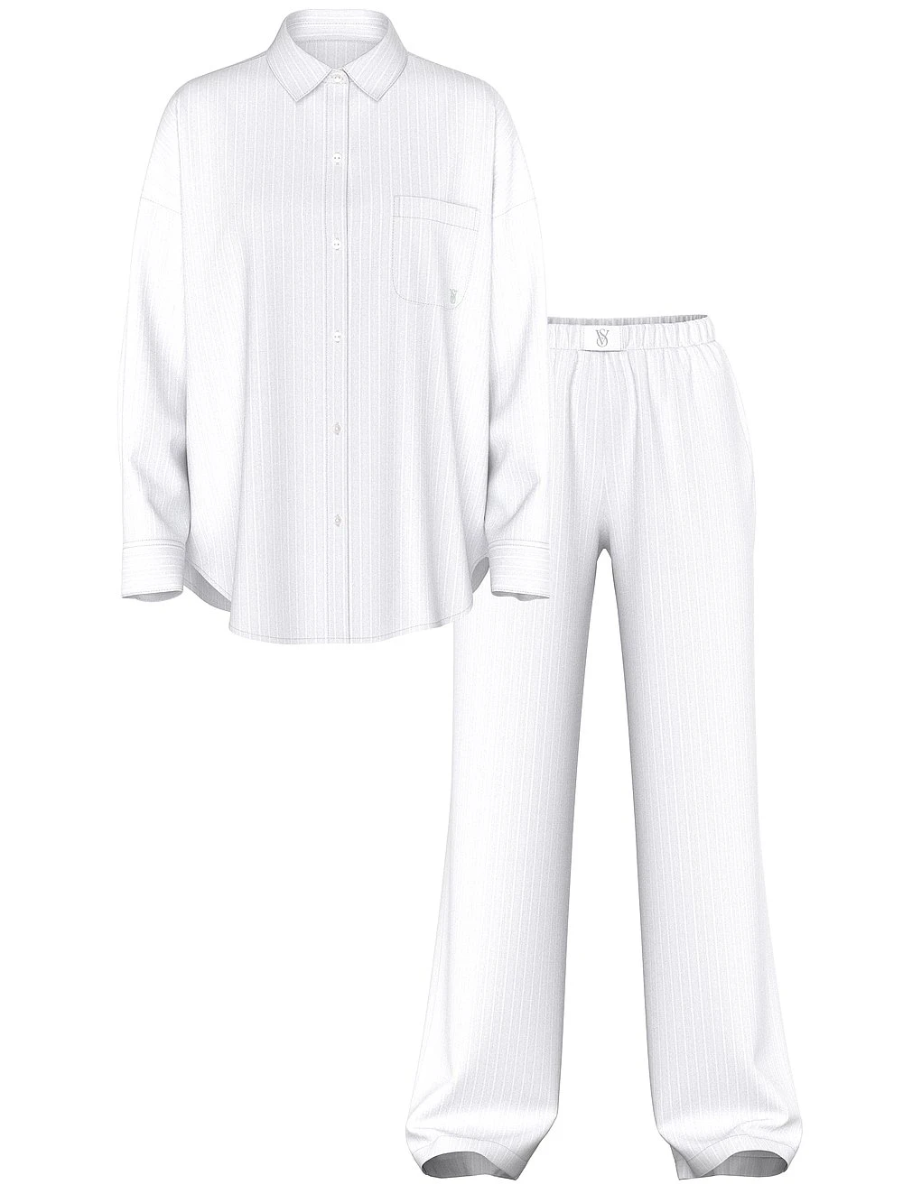 Victoria's Secret Modal-Cotton Eyelet Long Pajama Set 13 Victoria's Secret Modal-Cotton Eyelet Long Pajama Set - Image 11