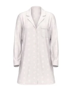 Victoria's Secret Modal Soft Eyelet Button-Front Sleepshirt -Sexy Underwear Shop 1126490334Y5 OF F