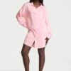 Victoria's Secret Modal-Cotton Button-Front Sleepshirt 2 Victoria's Secret Modal-Cotton Button-Front Sleepshirt -Sexy Underwear Shop 112649052HMN OM F