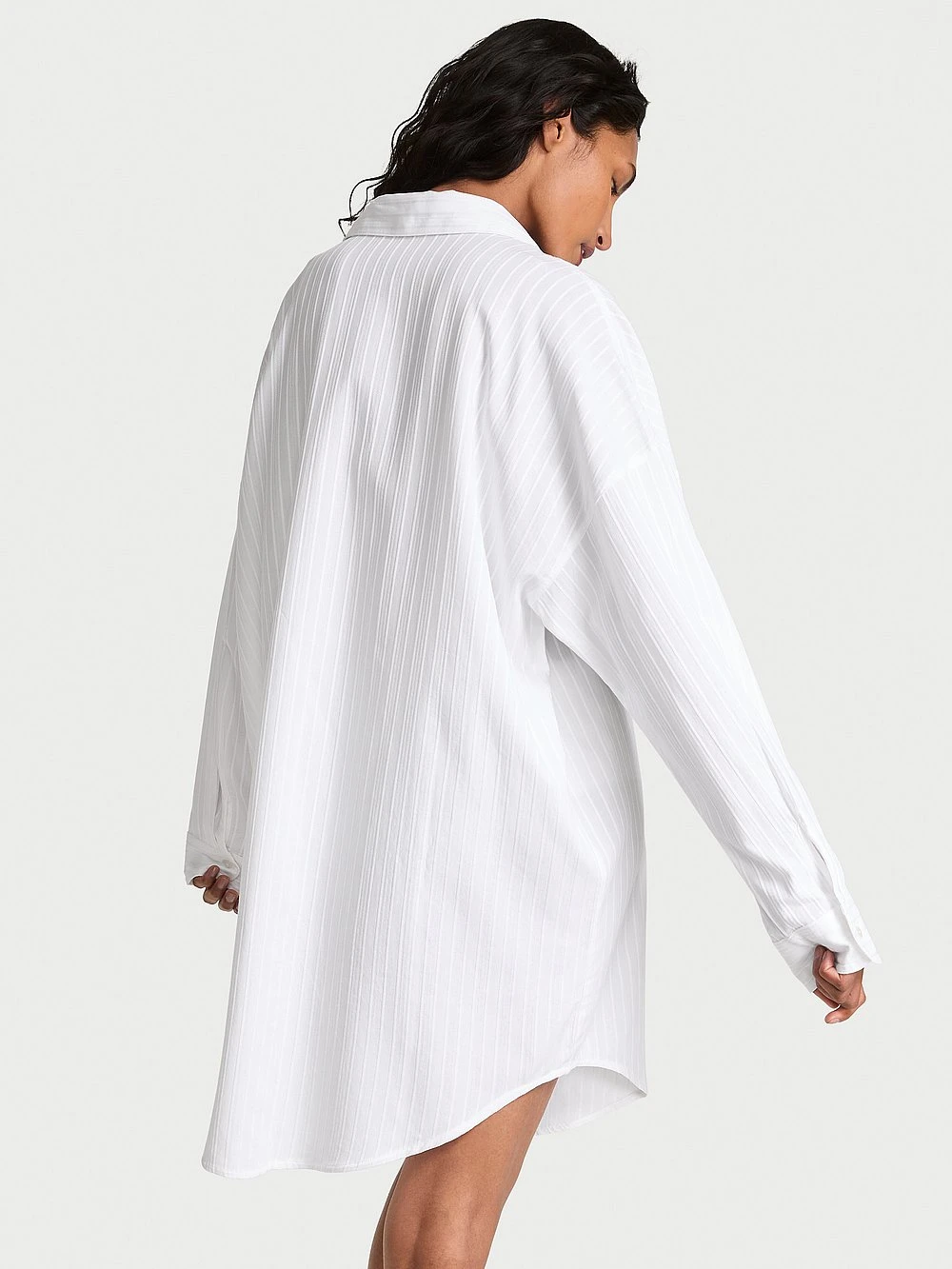 Victoria's Secret Modal-Cotton Button-Front Sleepshirt 7 Victoria's Secret Modal-Cotton Button-Front Sleepshirt - Image 5