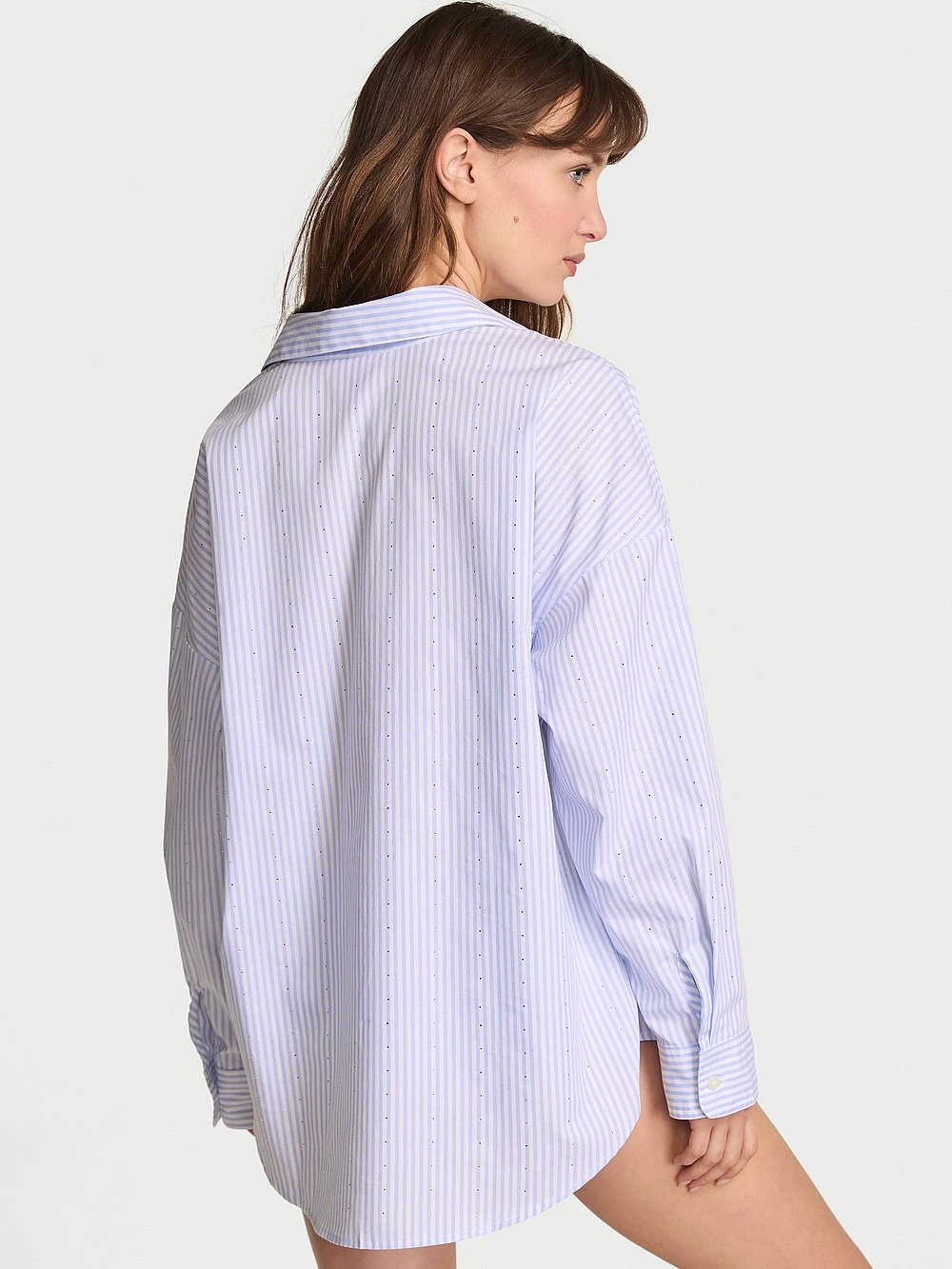 Victoria's Secret Heritage Cotton Shine Button-Front Shirt 4 Victoria's Secret Heritage Cotton Shine Button-Front Shirt - Image 2