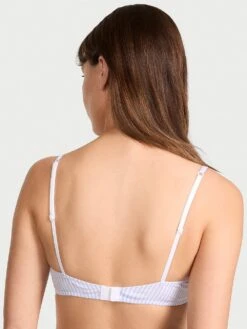 Victoria's Secret Heritage Cotton Shine Balconette Bra -Sexy Underwear Shop 1126491176ZF OM B