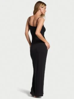Victoria's Secret Luxe Cashmere Blend Long Slip Dress -Sexy Underwear Shop 1126491854A2 OM B