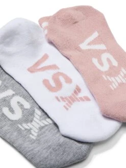 Victoria's Secret VSX 3-Pack Ankle Socks -Sexy Underwear Shop 112649324YXY OF B