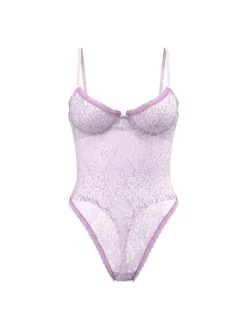 Sexy Tee Lacie Unlined Demi Bodysuit -Sexy Underwear Shop 112649477BKD OF F