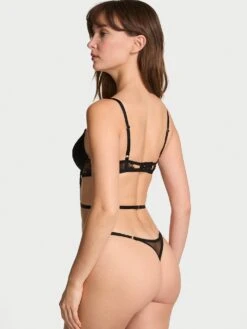 Rose Lace Lightly Lined Strappy Teddy -Sexy Underwear Shop 1126495254A2 OM B