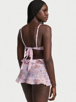 Vintage Blossom Babydoll Set -Sexy Underwear Shop 1126495777DT OM B