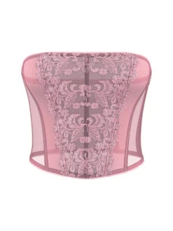 Vintage Blossom Strapless Corset Top 8 Vintage Blossom Strapless Corset Top -Sexy Underwear Shop 112649617B18 OF F