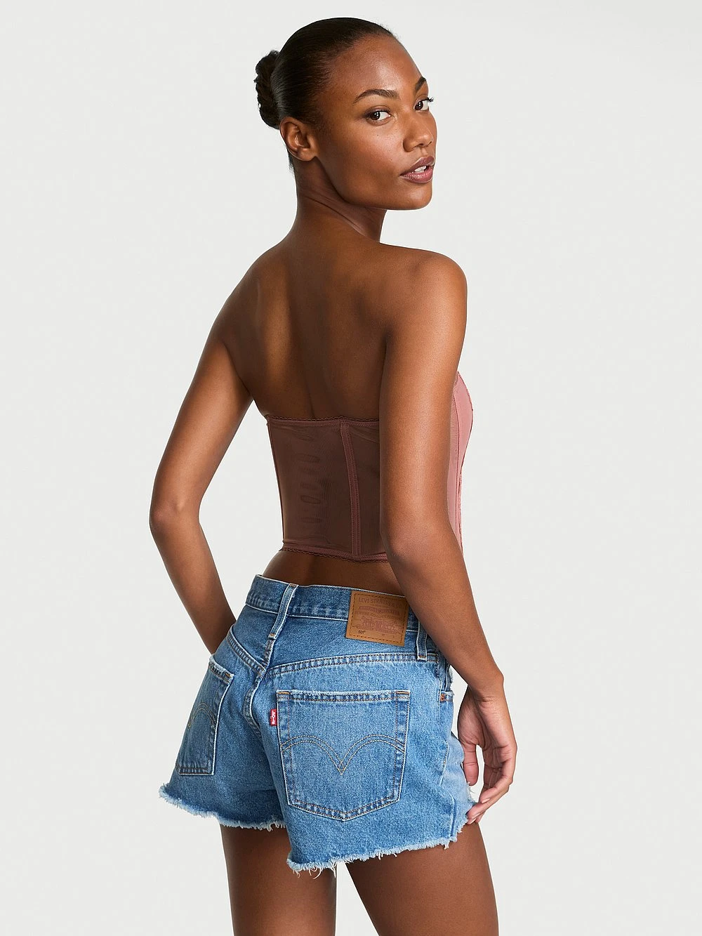 Vintage Blossom Strapless Corset Top 4 Vintage Blossom Strapless Corset Top - Image 2