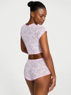 Victoria's Secret Tease Lacie Tee & Shorts Set -Sexy Underwear Shop 112650567BKD OM B