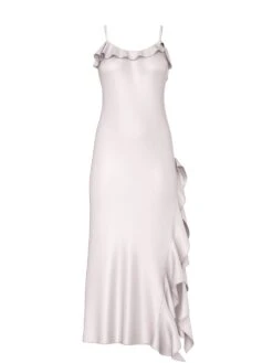 Silky Flutter Ruffled Long Slip -Sexy Underwear Shop 112650675ZP0 OF F