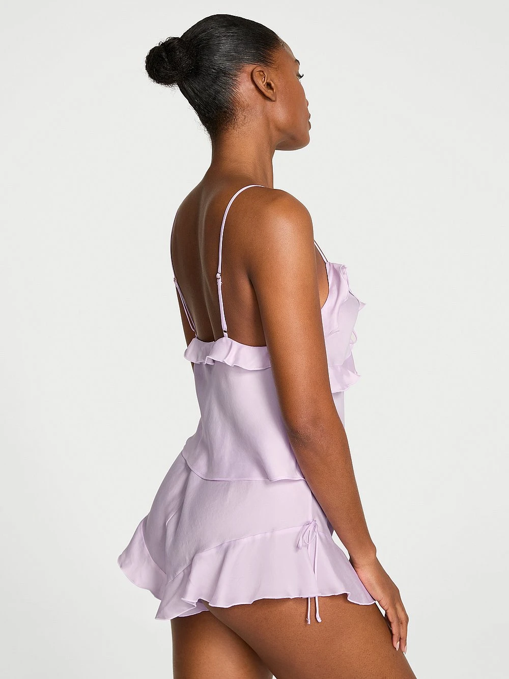 Silky Flutter Ruffled Cami & Shorts Set 4 Silky Flutter Ruffled Cami & Shorts Set - Image 2