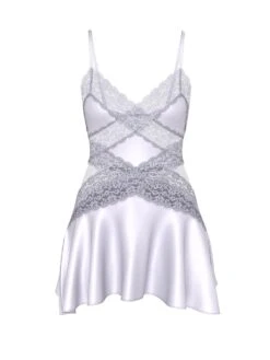 Dare To Dream Lace & Satin Flounce Slip 17 Dare To Dream Lace & Satin Flounce Slip -Sexy Underwear Shop 112650713RZM OF F