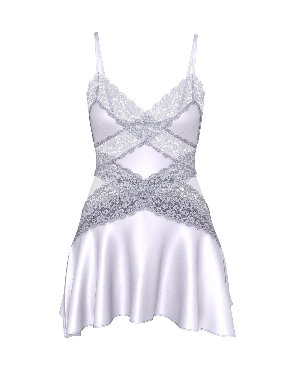 Dare To Dream Lace & Satin Flounce Slip 9 Dare To Dream Lace & Satin Flounce Slip - Image 7