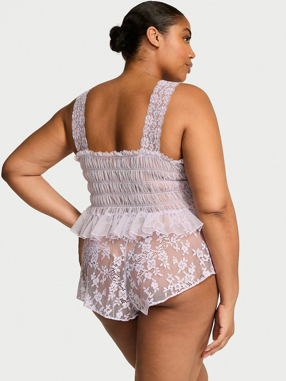 Victoria's Secret Dare To Dream Lace Sheer Cami & Flutter Short Set 9 Victoria's Secret Dare To Dream Lace Sheer Cami & Flutter Short Set - Image 7