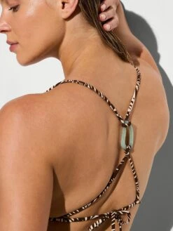 Beaded Triangle Bikini Top -Sexy Underwear Shop 1126509678MX OF DET