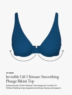 Invisible Lift Smoothing Plunge Bikini Top -Sexy Underwear Shop 112652570SN6 alt