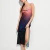 Beachwear Sunset Ombré Satin Vacation Maxi Dress -Sexy Underwear Shop 1126528278CR OM F