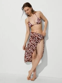 Beachwear Sheer Crinkle Midi Sarong -Sexy Underwear Shop 112652877B5X OM F