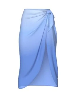 Beachwear Sheer Crinkle Midi Sarong -Sexy Underwear Shop 112652877BA2 OF F