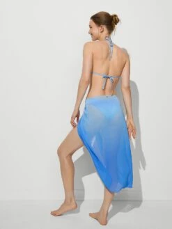 Beachwear Sheer Crinkle Midi Sarong -Sexy Underwear Shop 112652877BA2 OM B