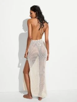 Beachwear Crochet Plunge Dress -Sexy Underwear Shop 1126531868H0 OM B