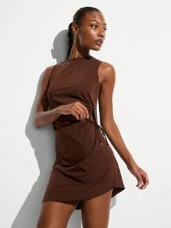 Beachwear Swim Ruched Mini Dress -Sexy Underwear Shop 1126532133F6 OM F