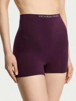 Seamless High-Waist Boyshort Panty -Sexy Underwear Shop 1126538321P9 OM F