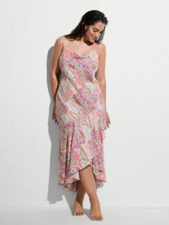 Beachwear Vacation Flounce Midi Dress -Sexy Underwear Shop 112654017B73 OM F