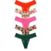 Victoria's Secret 5-Pack Lacie Thong Panties -Sexy Underwear Shop 112654214YXY OF F