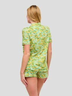 Cosabella Bella Short-Sleeve Top & Boxer PJ Set -Sexy Underwear Shop 11267479A502 OM B