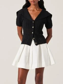 Analissa Short Sleeve Cardigan