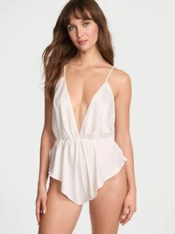 Victoria's Secret Satin Flutter Romper