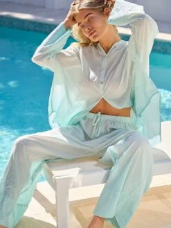 Ombre Relaxed Pajama Set -Sexy Underwear Shop 1126788682L2 OF DET