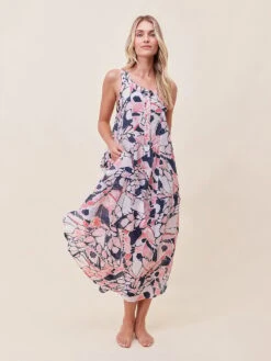 Panel Front Maxi Nightie -Sexy Underwear Shop 11267887A541 OF DET