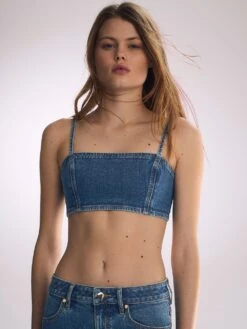 Atelier Victoria's Secret X Altuzarra Denim Bra Top