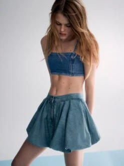 Atelier Victoria's Secret X Altuzarra Denim Bra Top -Sexy Underwear Shop 1126789682L1 OM S