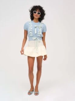 Rosie Ribbon Knit Top -Sexy Underwear Shop 1126806982L1 OF DET